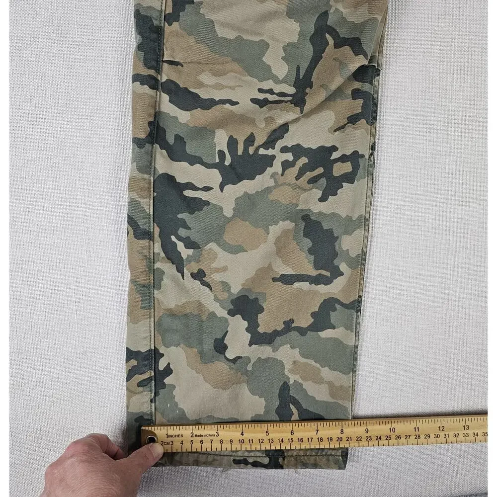 Levi's Cargo Pants Men's 38×31 Green/Brown Camouflage Paratrooper